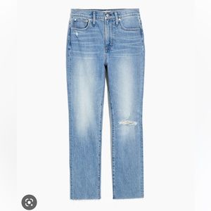 NWOT Madewell Perfect Vintage Jean in Coney Wash